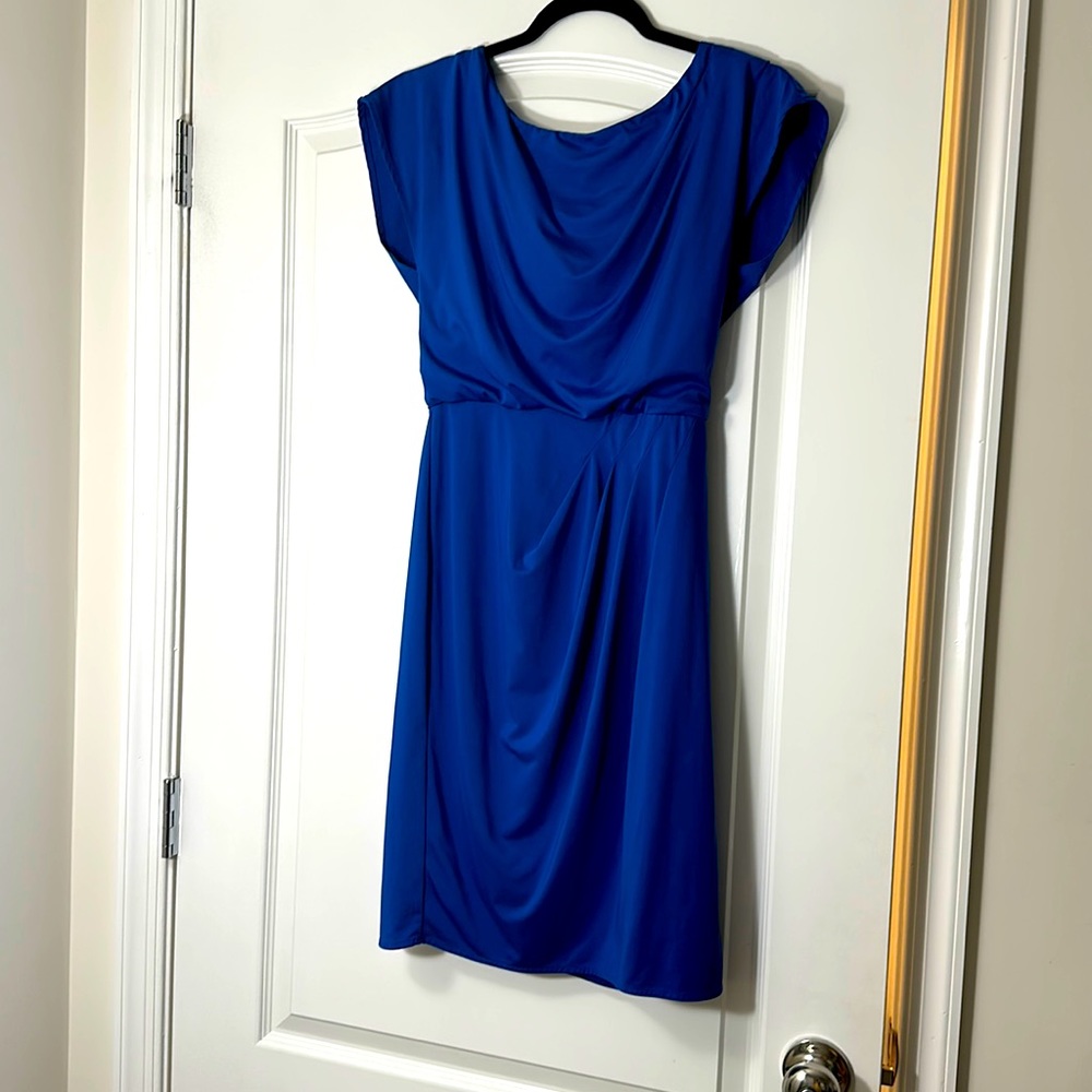 Vince Camuto Royal Blue Polyester Dress